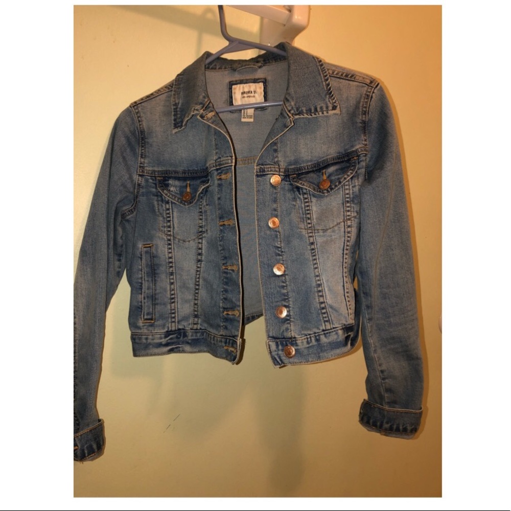 ✨Forever 21 Faded Denim Jean jacket